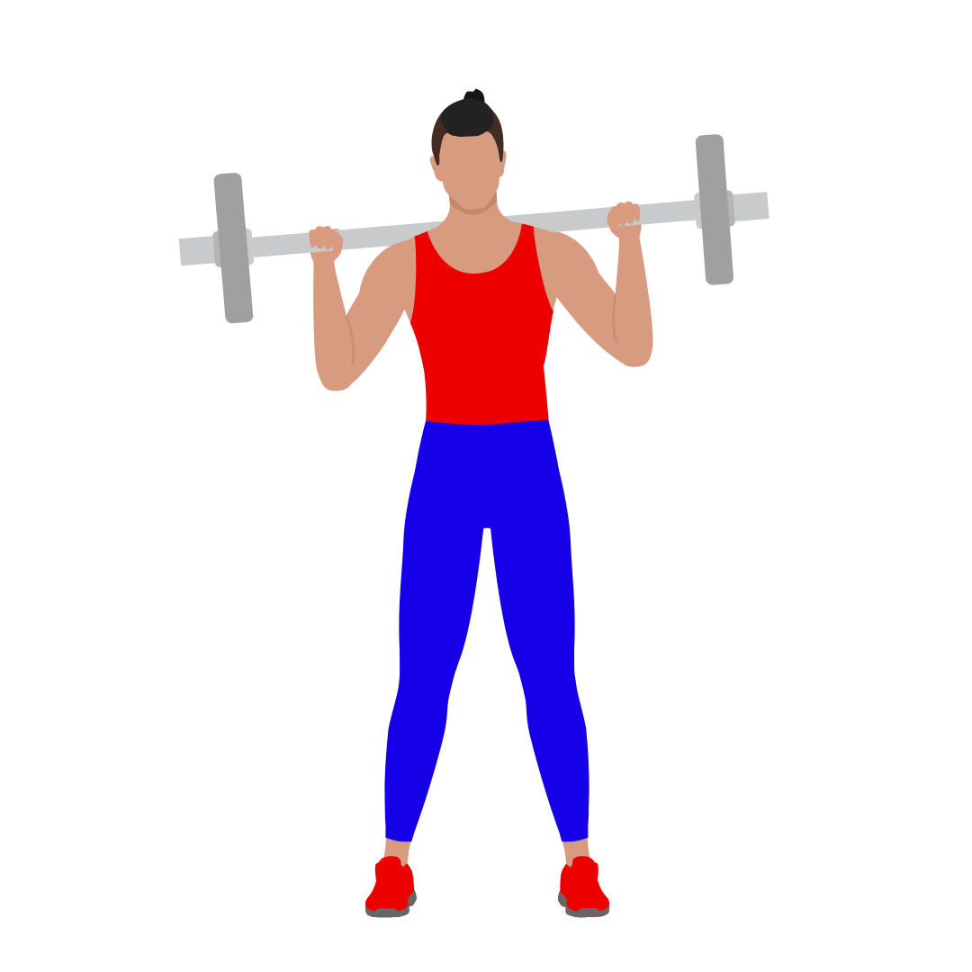 Barbell side bend