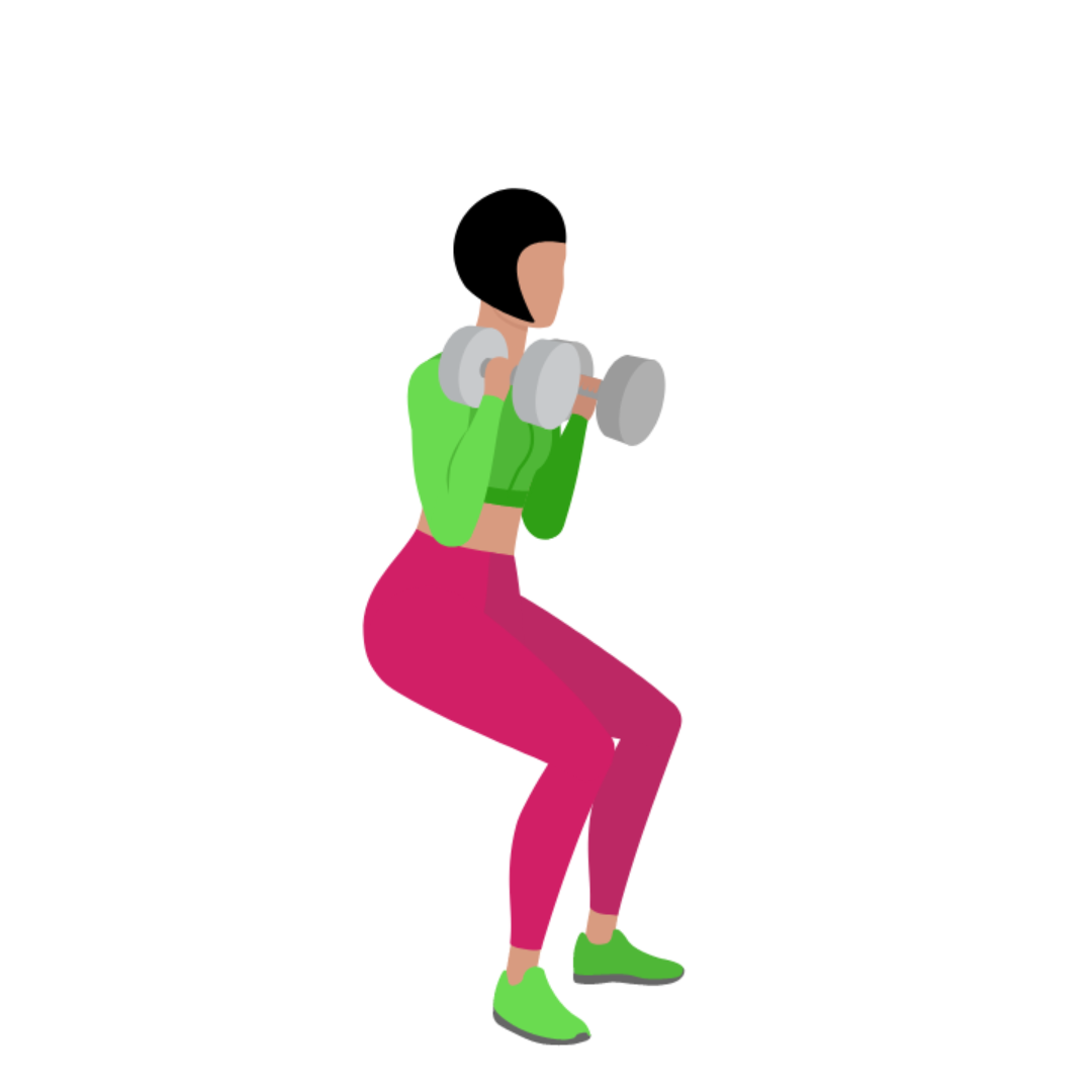 Dumbbell Front Squat