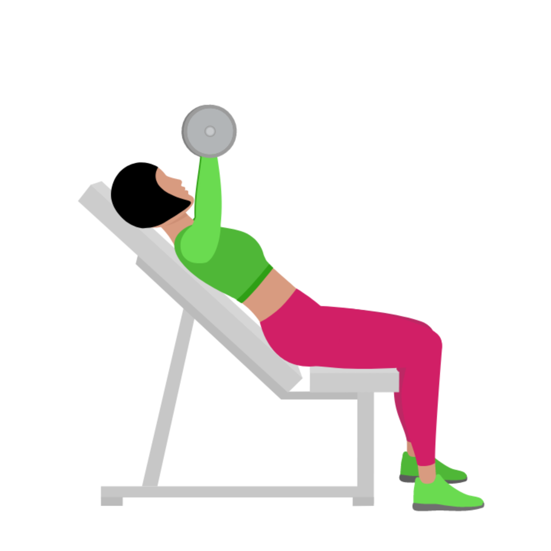 Dumbbell Incline Bench Press