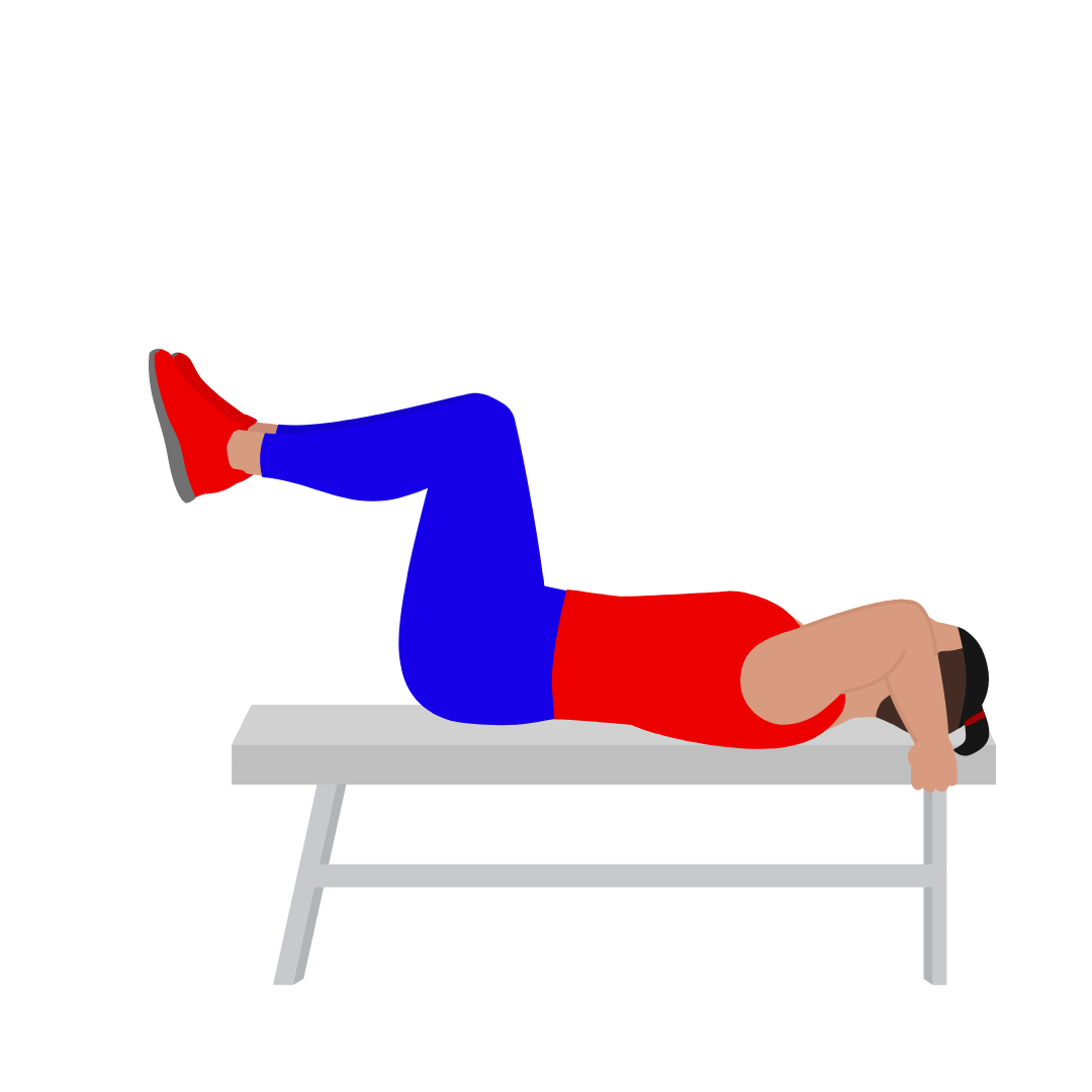 Bench Reverse Crunch