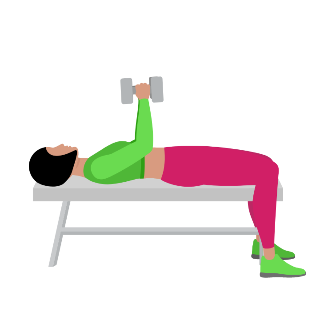 Dumbbell Hammer Grip Bench Press