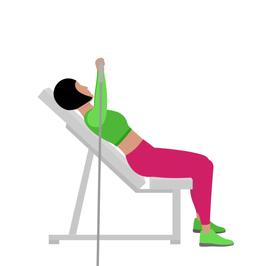 Cable Incline Bench Press